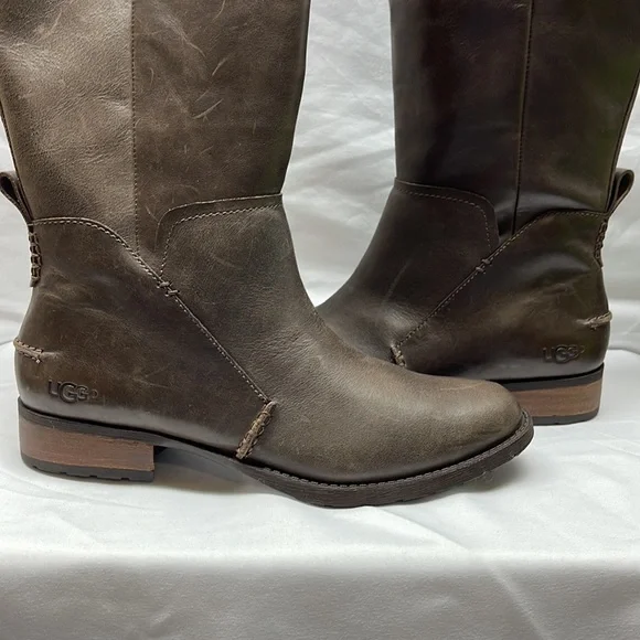 Brand new never worn Ugg Sorensen Waterproof Boots Brown 6.5 - Picture 4 of 14